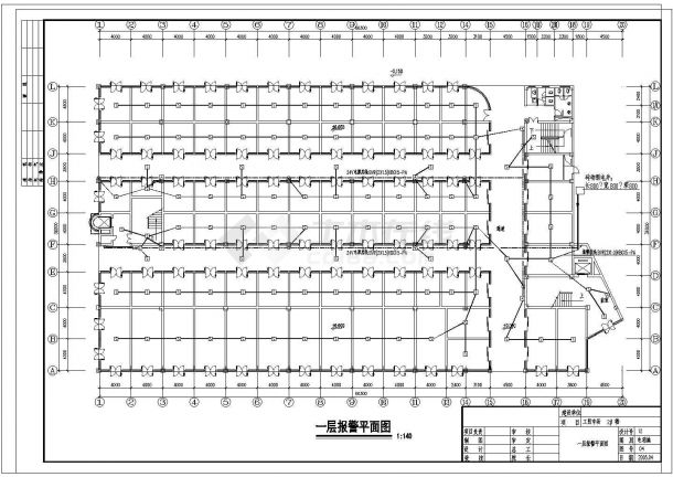 某村镇大型工贸市场综合楼CAD电气设计施工图-图二