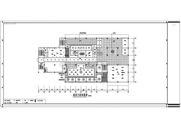 某现代标准型星级宾馆装修方案详细设计施工CAD图纸-图二