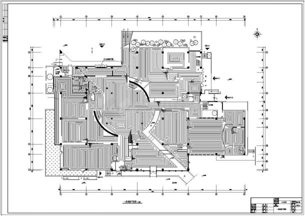 [河北]文化博物馆地板辐射采暖系统设计施工图-图一