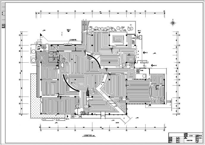 [河北]文化博物馆地板辐射采暖系统设计施工图_图1
