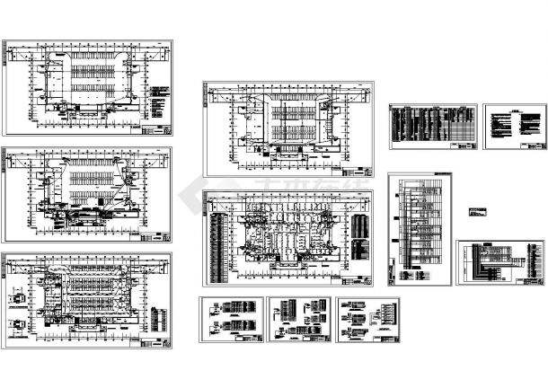 地下车库电气设计方案CAD的图纸-图一