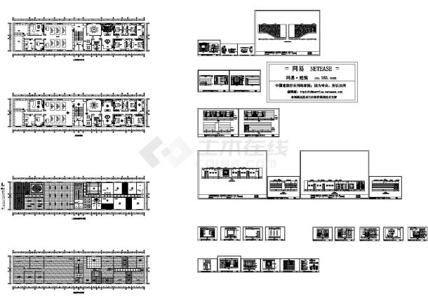 办公楼设计_某地区标准全套办公楼装饰详细设计方案施工CAD图纸-图一