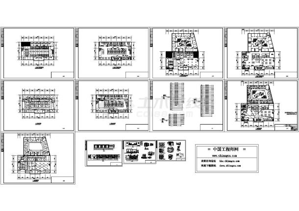  Construction CAD Drawing of Detailed Design Scheme for Decoration of Standard Cafe in a Region - Figure 1