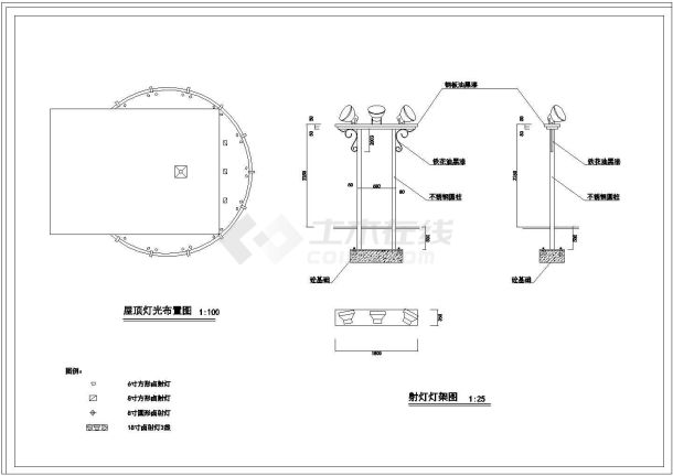 某地区标准型宾馆装饰详细设计方案施工CAD图纸-图二