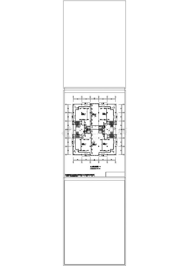 某商业办公中心空调通风防排烟设计CAD资料（含人防设计）-图二