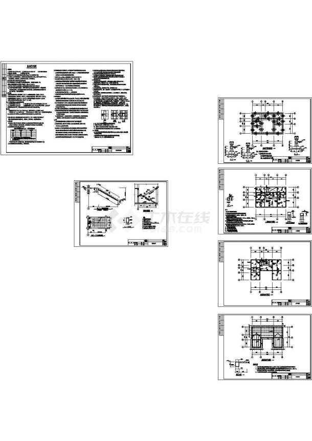 一个农村的二层自建房建筑结构全套图-图二