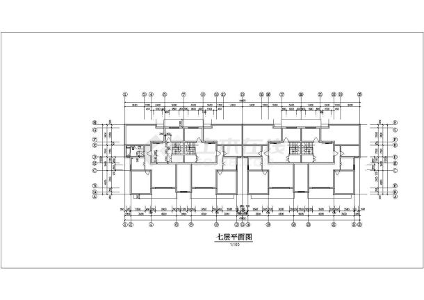 某地碧海花园住宅建筑设计CAD图纸-图一