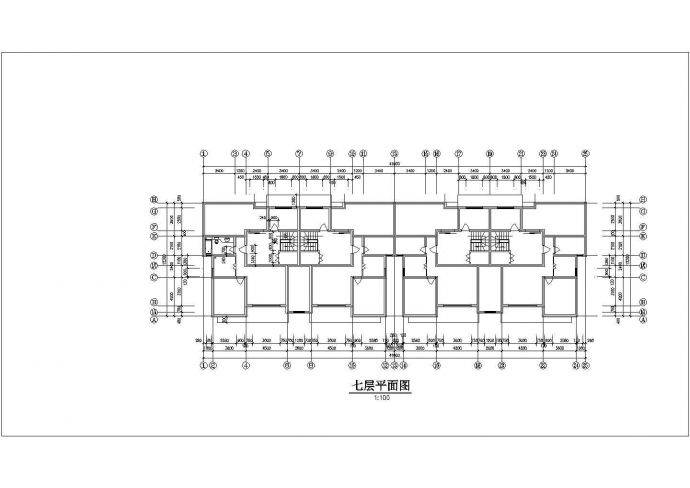 某地碧海花园住宅建筑设计CAD图纸_图1