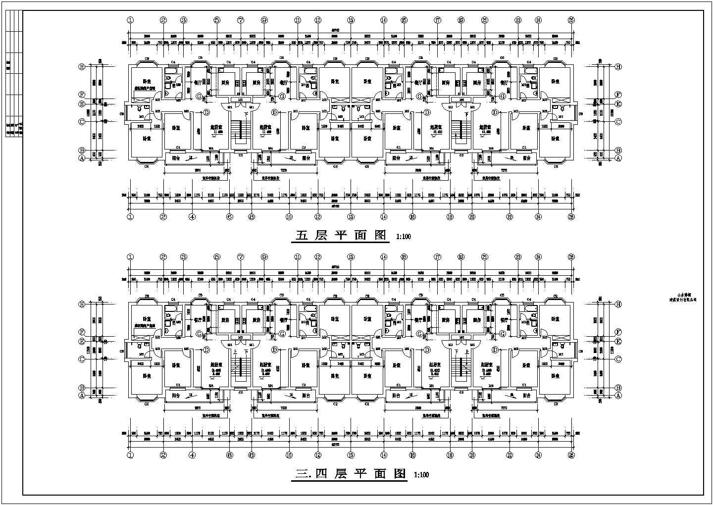 住宅设计_建筑住宅平面CAD图