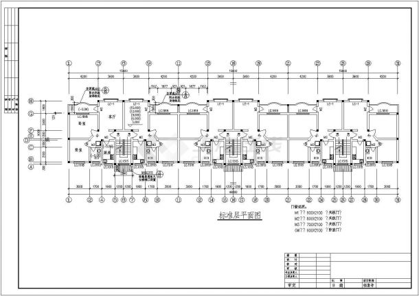 住宅设计_经济适用房建筑CAD图-图二