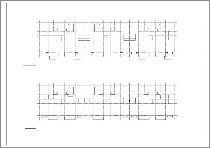 某7层框架坡屋顶住宅楼设计cad建筑施工图（甲级院设计）_图1