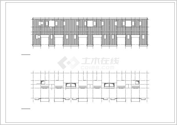 某7层框架坡屋顶住宅楼设计cad建筑施工图（甲级院设计）-图二