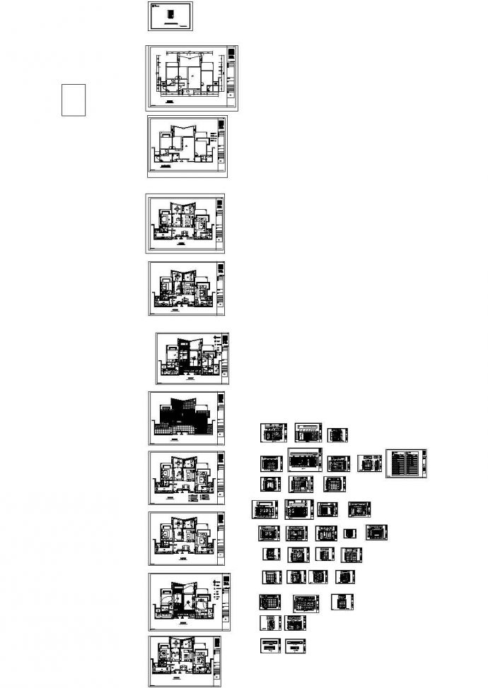 某现代标准型雅戈尔未来城装修样式详细设计施工CAD图纸_图1