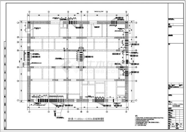 某国际贸易中心超高层框筒结构施工图-图二
