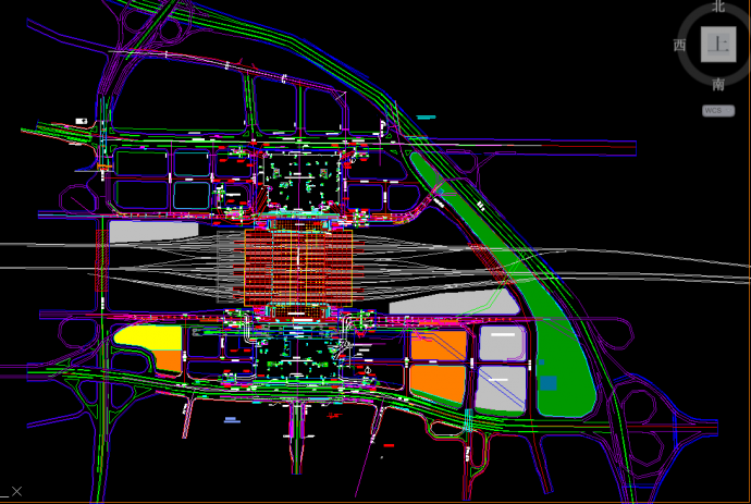 两层框架结构市级地下交通建筑施工图_图1