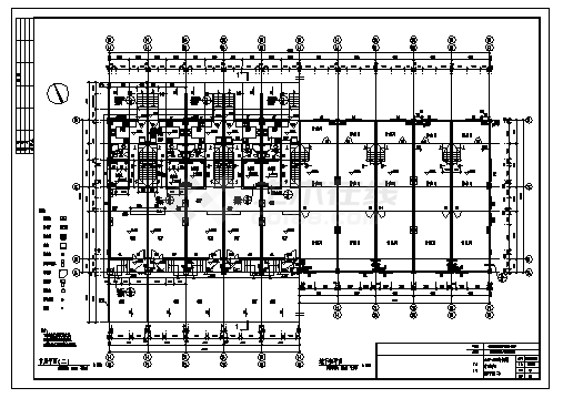 某三层带地下室金碧骏鸿花园低密度住宅建筑施工cad图，共十九张-图二