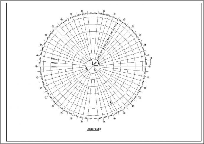 钢结构设计_网架檩条平面布置CAD图_图1