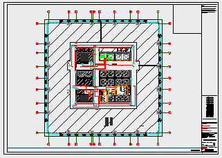 [施工图][天津]鲁能35层办公楼精装电气供配电系统和照明系统图纸设计-图一