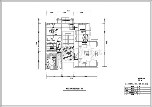 某现代二层别墅建筑装修设计cad全套施工图（甲级院设计）-图一