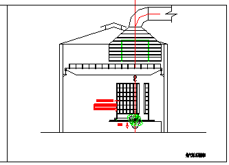某钢铁厂AOD炉除尘收集系统设计cad图纸-图二