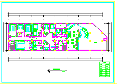 Arirang Hotel Plane Decoration Design CAD Construction Drawing - Figure 1