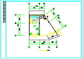 长13.45米 宽10米 8层酒店建筑平面设计cad方案图纸_图1