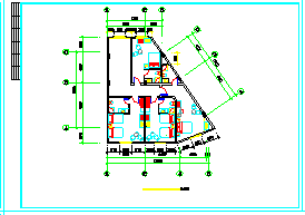长13.45米 宽10米 8层酒店建筑平面设计cad方案图纸-图二