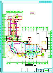 [施工图]六层商业楼全套电气施工cad图纸-图一
