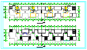 [施工图]某11层商住楼电气系统cad施工图