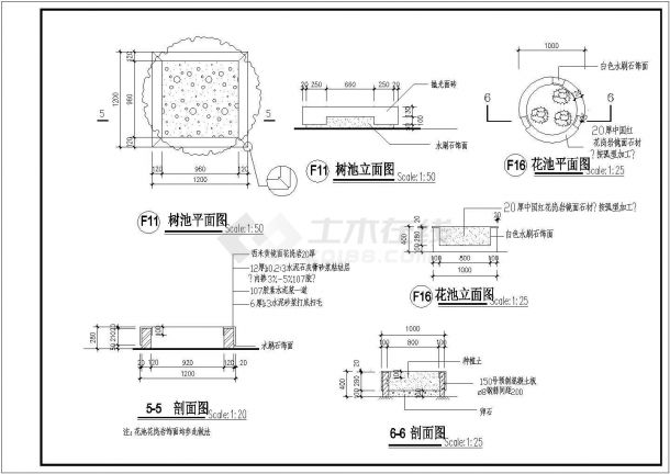 某高档广场全套规划设计施工图-图一