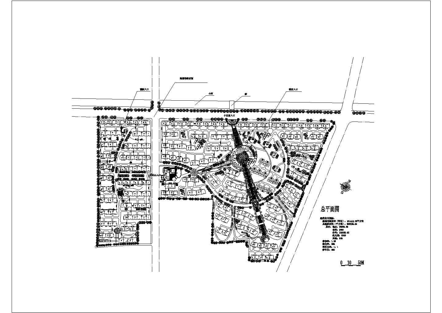 151412.09平方米小区规划施工图