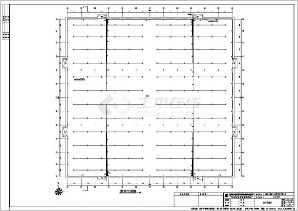 湖南恒安纸业钢结构工程CAD全套图纸-图二