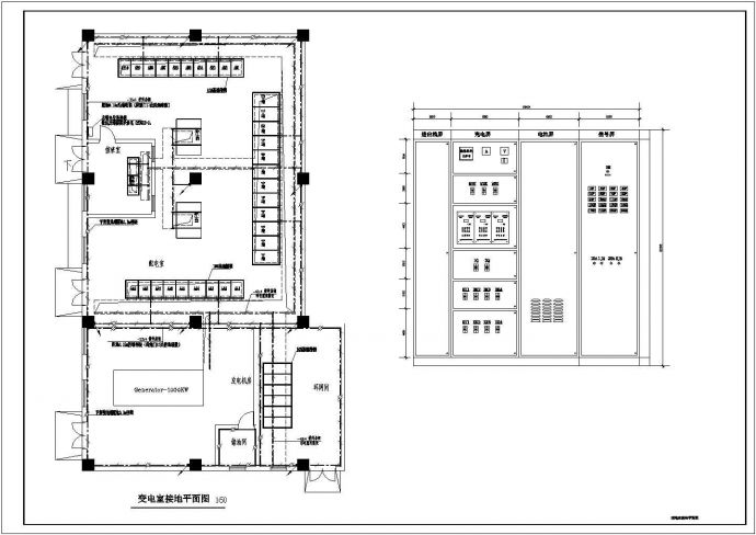 某10kv变电站设计cad全套电气施工图（甲级院设计）_图1