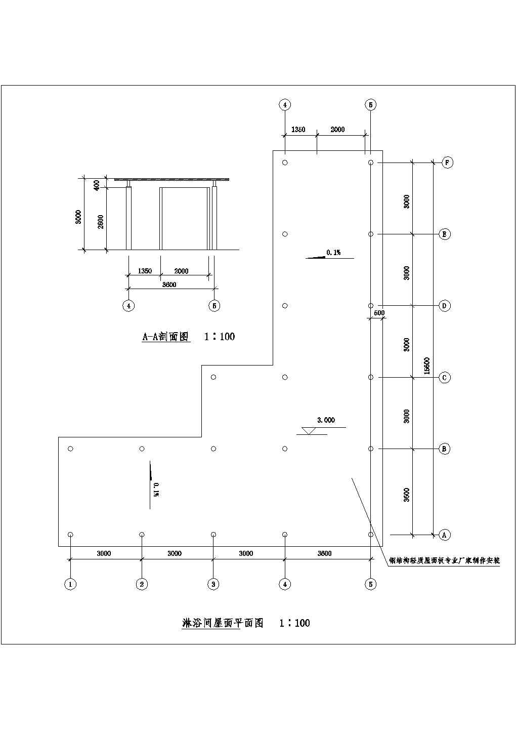 某健身中心游泳池CAD设计图纸