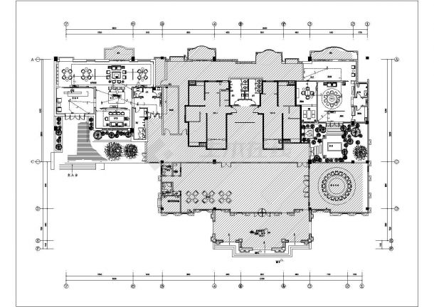 [湖北]最新知名会所室内装饰电气工程图纸（甲级院设计）-图二