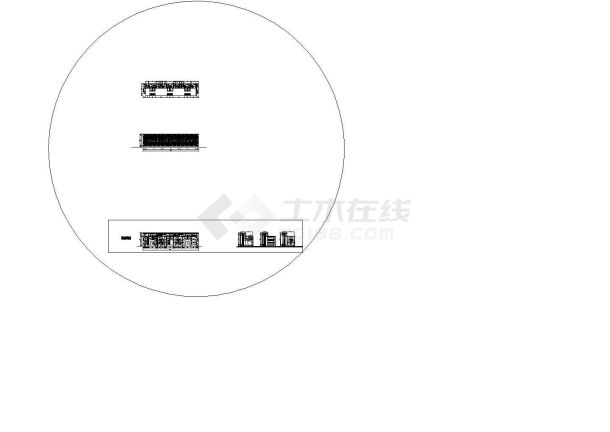 某现代标准木饰面与人造石台面装修详细设计施工CAD图纸-图一