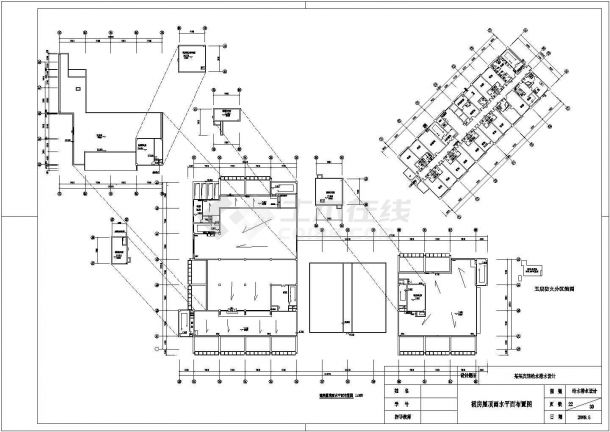 某现代标准带地下室宾馆完整给排水详细设计施工CAD图纸-图二
