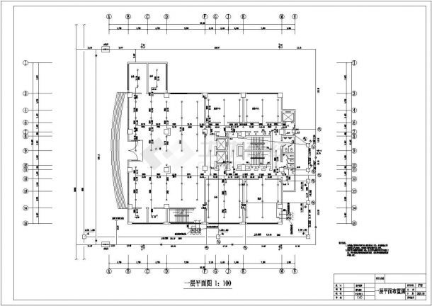 某现代标准高层酒店给排水详细设计施工CAD图纸-图二