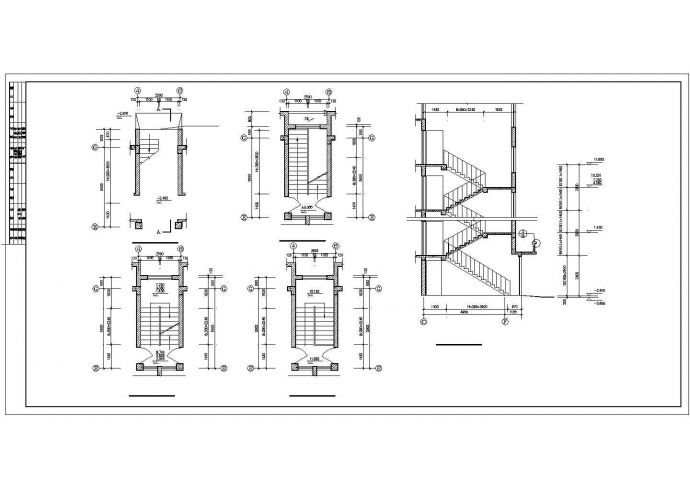 多层住宅建筑施工CAD设计图纸_图1