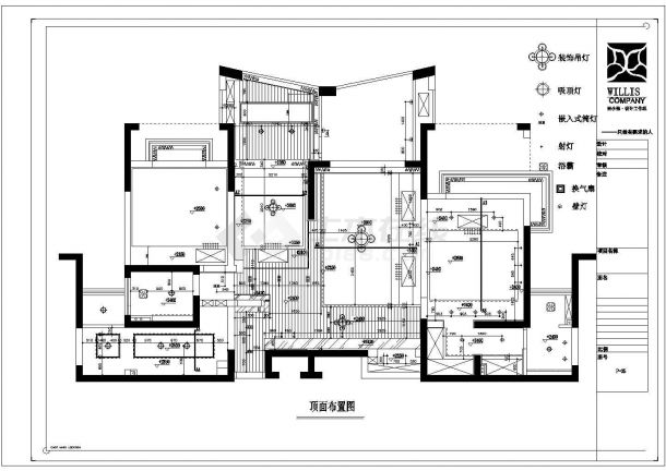 某苏州雅戈尔未来城3室2厅2卫140㎡CAD设计完整建筑施工图-图一