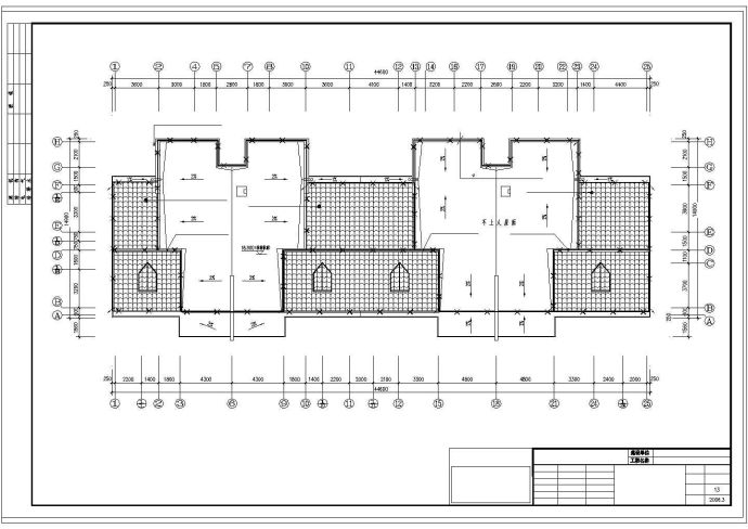 某6层商业住宅楼电气施工设计图_图1