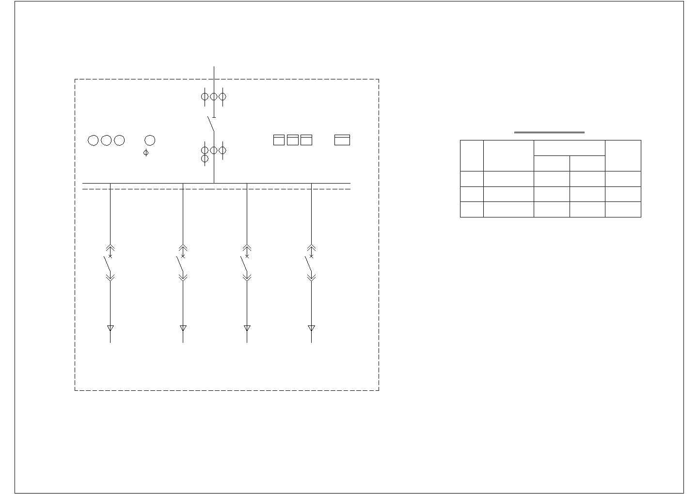 露天变电所标准设计图