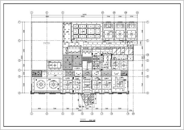  Full set of CAD construction drawings for decoration design of Songlingju Restaurant (marked with details) - Figure 2