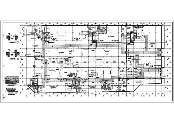 苏州东盛步行街A区设计cad平面建筑施工图（甲级院设计）-图二