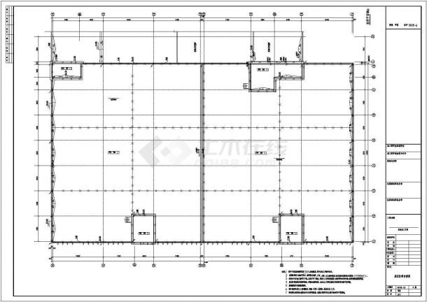 某地加工车间防雷接地设计cad施工图纸-图二