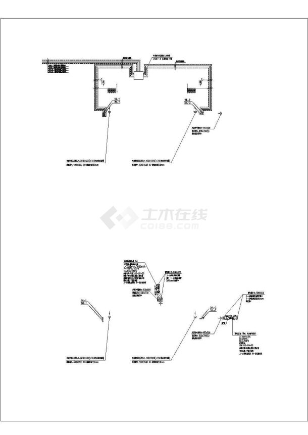 山东十八层住宅楼暖通规划cad施工图-图一