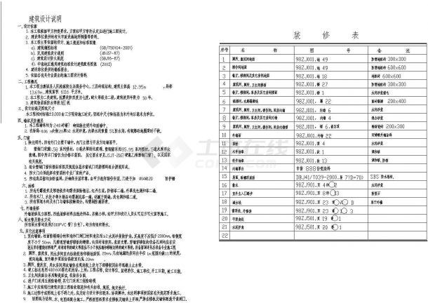 某三层砖混结构餐厅设计cad全套建筑施工图（含设计说明）-图一