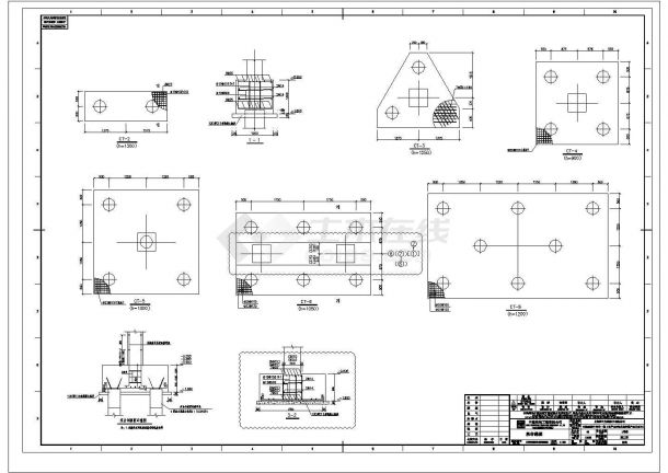 生物医药中间体项目生产车间结构规划cad施工图-图二