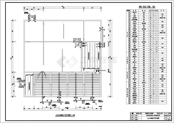 AAO-MBR合建池平面cad图及剖面cad图-图二