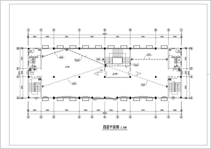 某多层厂房车间电气设计cad施工图（含强电弱电设计）_图1